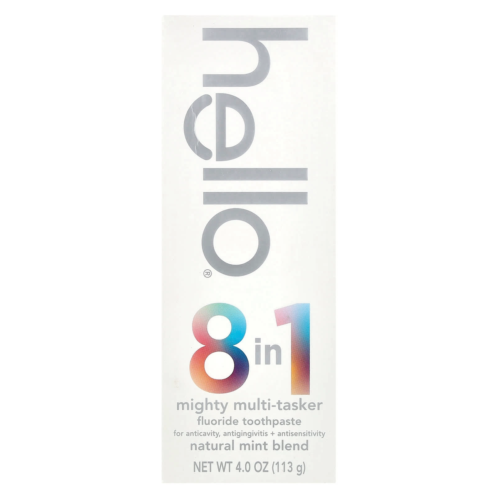 8 in 1 Mighty Multi-Tasker Natural Mint Blend Toothpaste 113 g