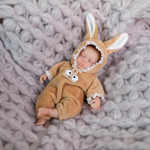 Reborn Baby Dolls - 6 inch Silicone Girl Ages 3+