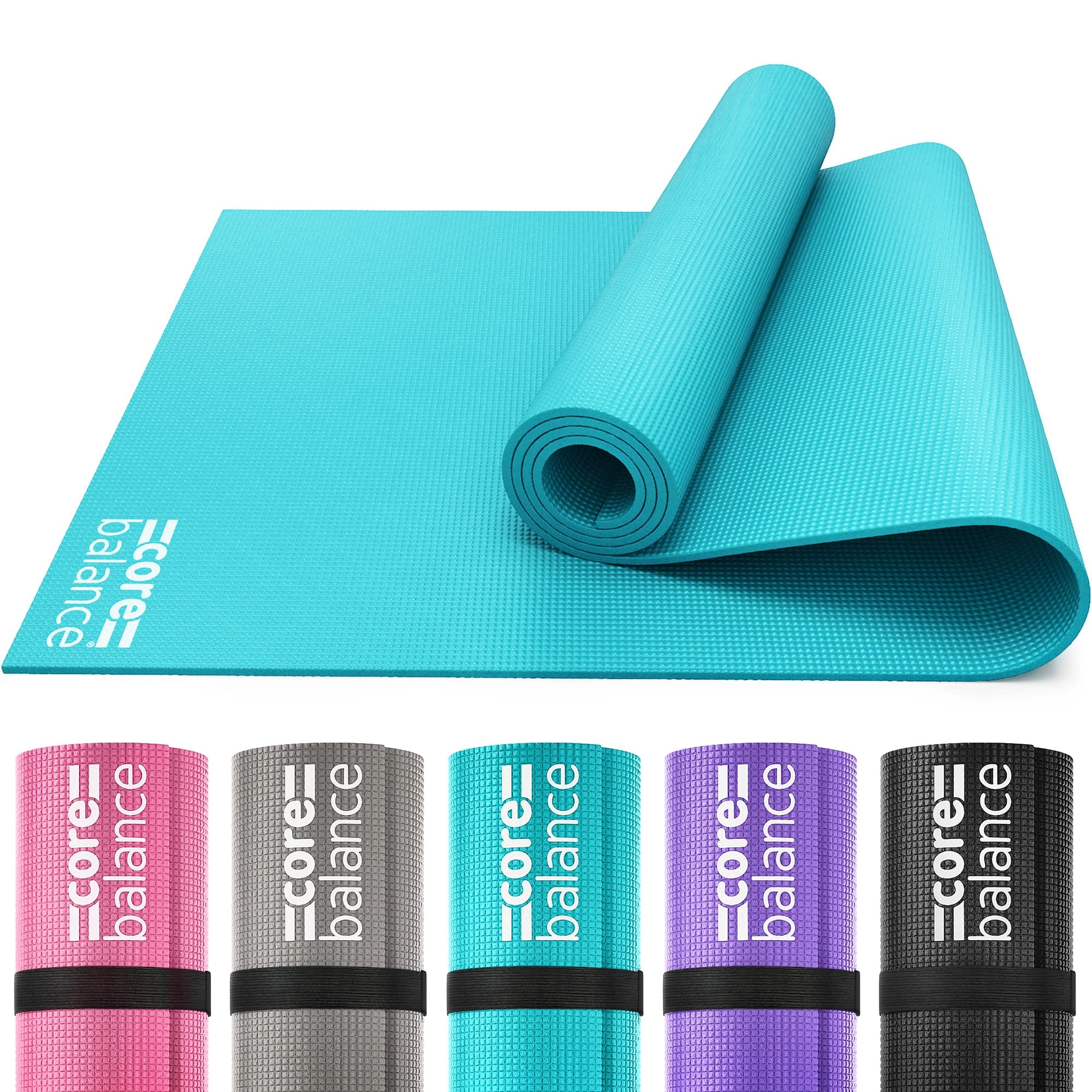 CORE BALANCE Foldable Travel Yoga Mat - Polyvinyl Chloride 5mm