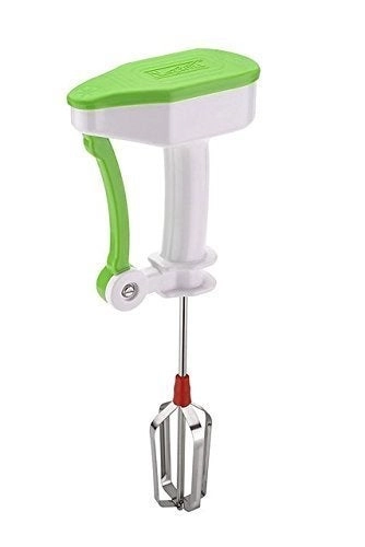 Virtual World Hand Blender - Hand operated Stainless steel blades ABS plastic body