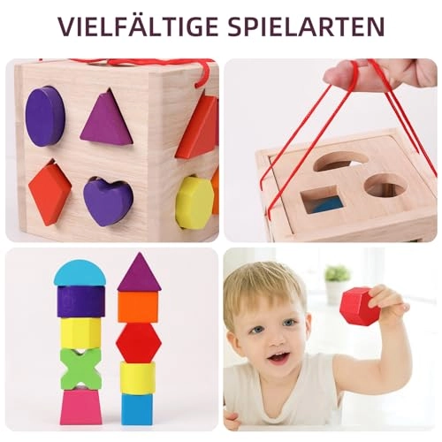 Shape Sorter - 6 - 18 months 19 pieces