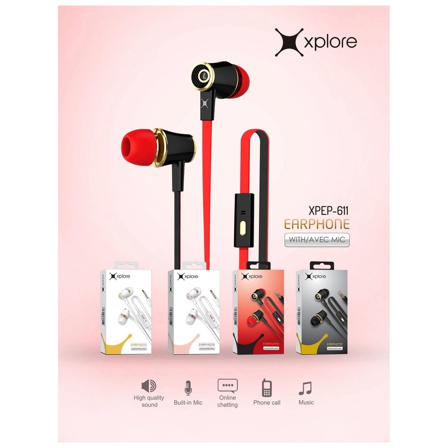 XPEP611 Wired Earphone
