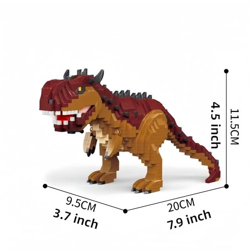 Carnotaurus Micro Mini Bricks Kit STEM - 8 years+ 1092 pieces