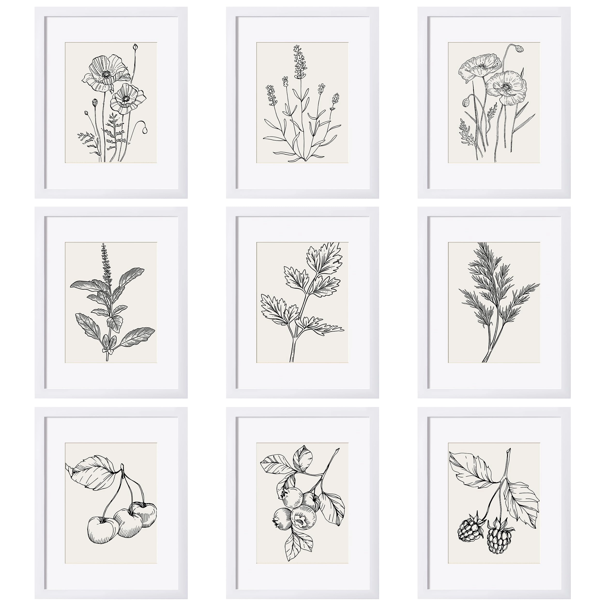 eletecpro Picture Frames Set - 11x14 for 8x10