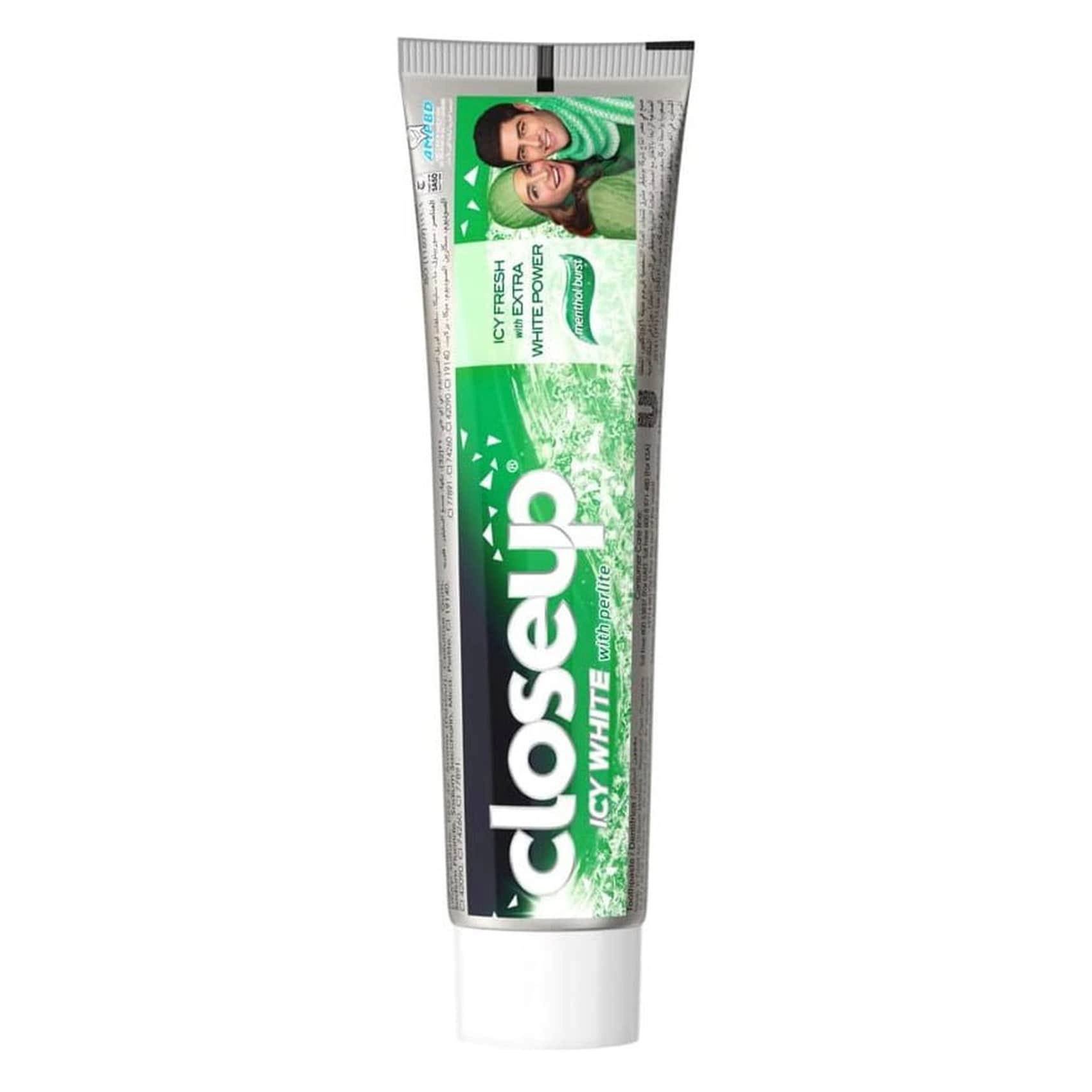 closeup Icy Fresh With Extra White Power Menthol Burst Toothpaste 75ml