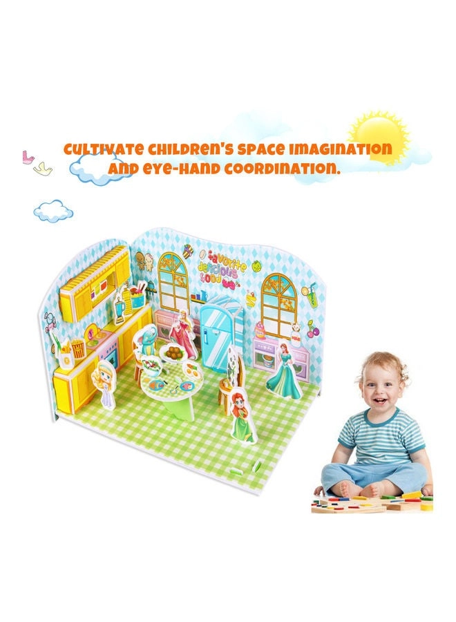HT3080 - 3 Dimensional Cartoon Paper Construction DIY Kit Upto 12 Months