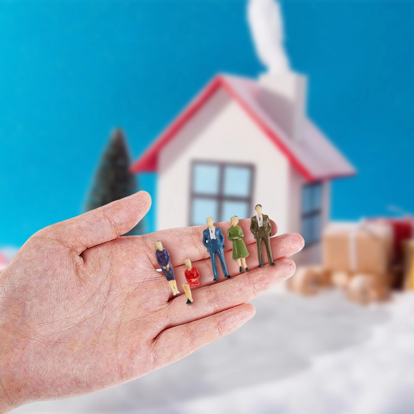 Mini People Figurines - 50 1: 75 Scale