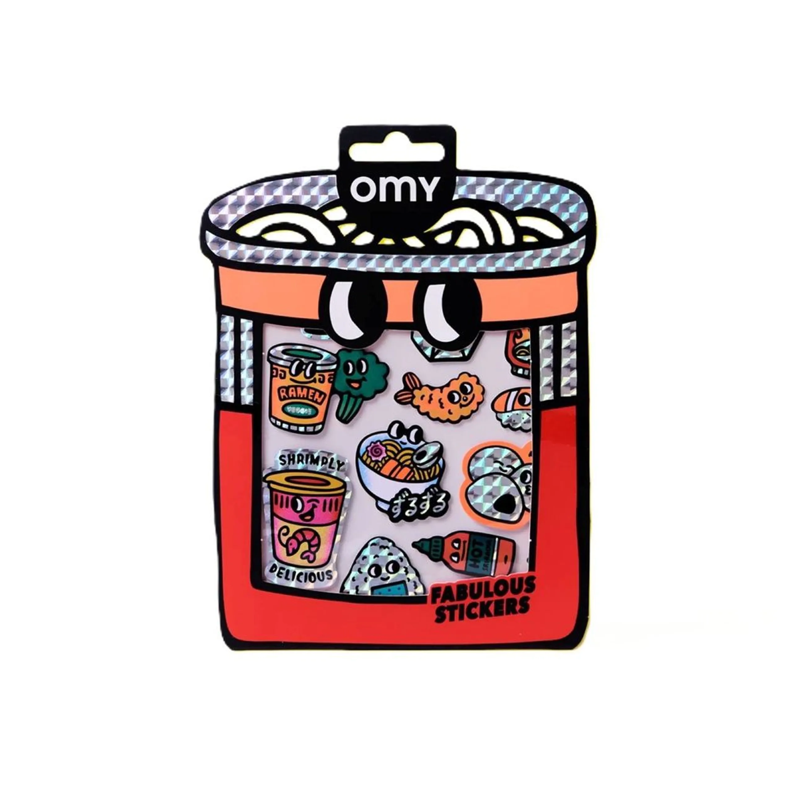 OMY Noodle Sticker Book Big 6 pcs