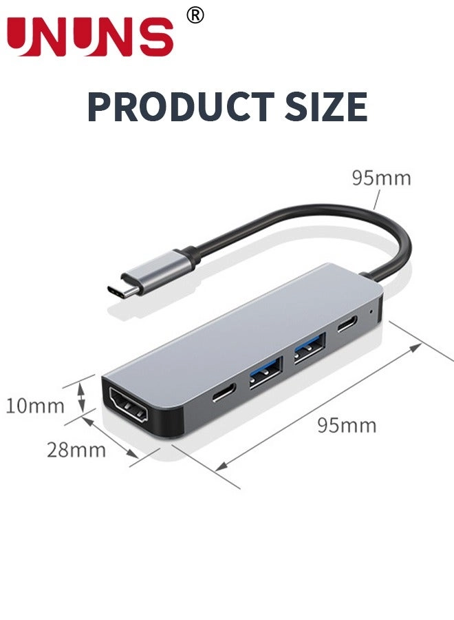 USB C Hub - 5-in-1 4K HDMI 100W PD