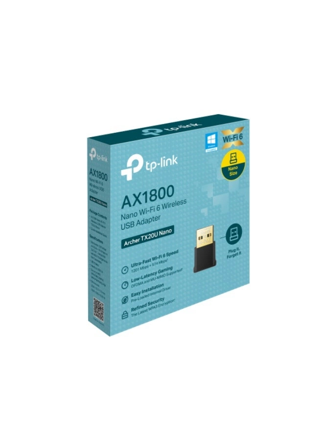 Archer TX20U Nano - Wi-Fi 6 USB Wireless
