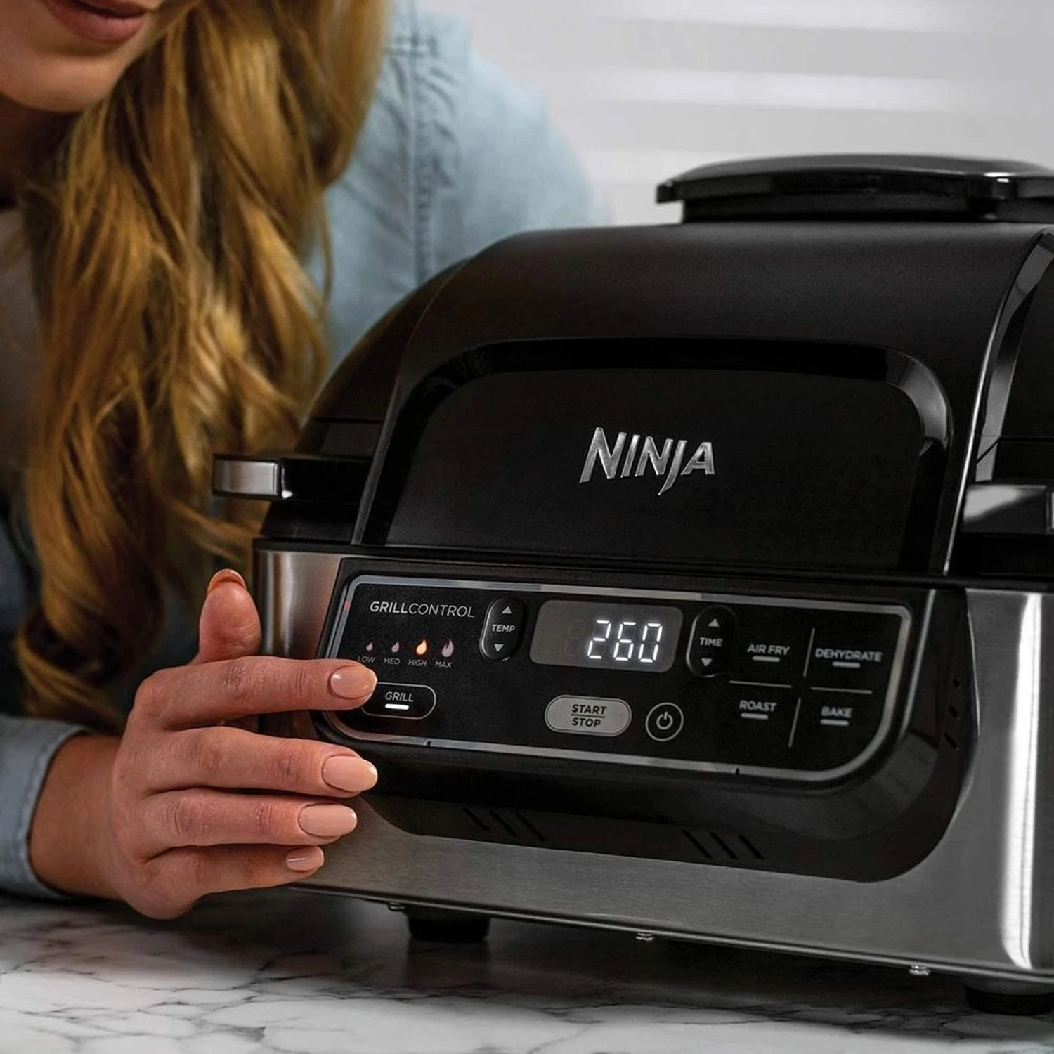 Foodi Health Grill & Air Fryer AG301ME