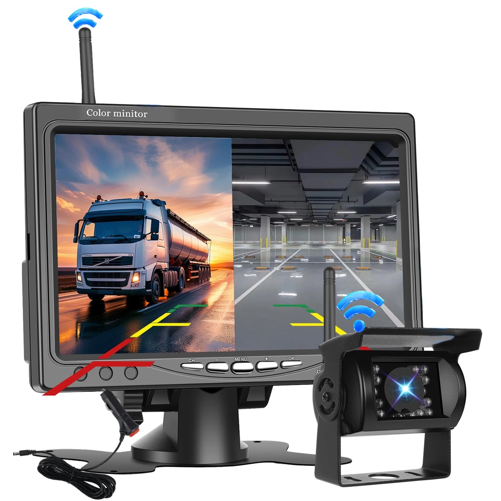 Hikity Wireless Digital Backup Camera - Night Vision 1080P