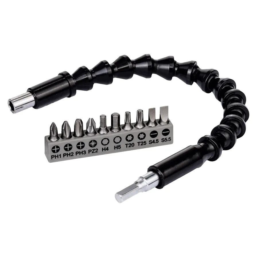 Screwdriver Bit Set - 11 piece(s) 180 millimeter