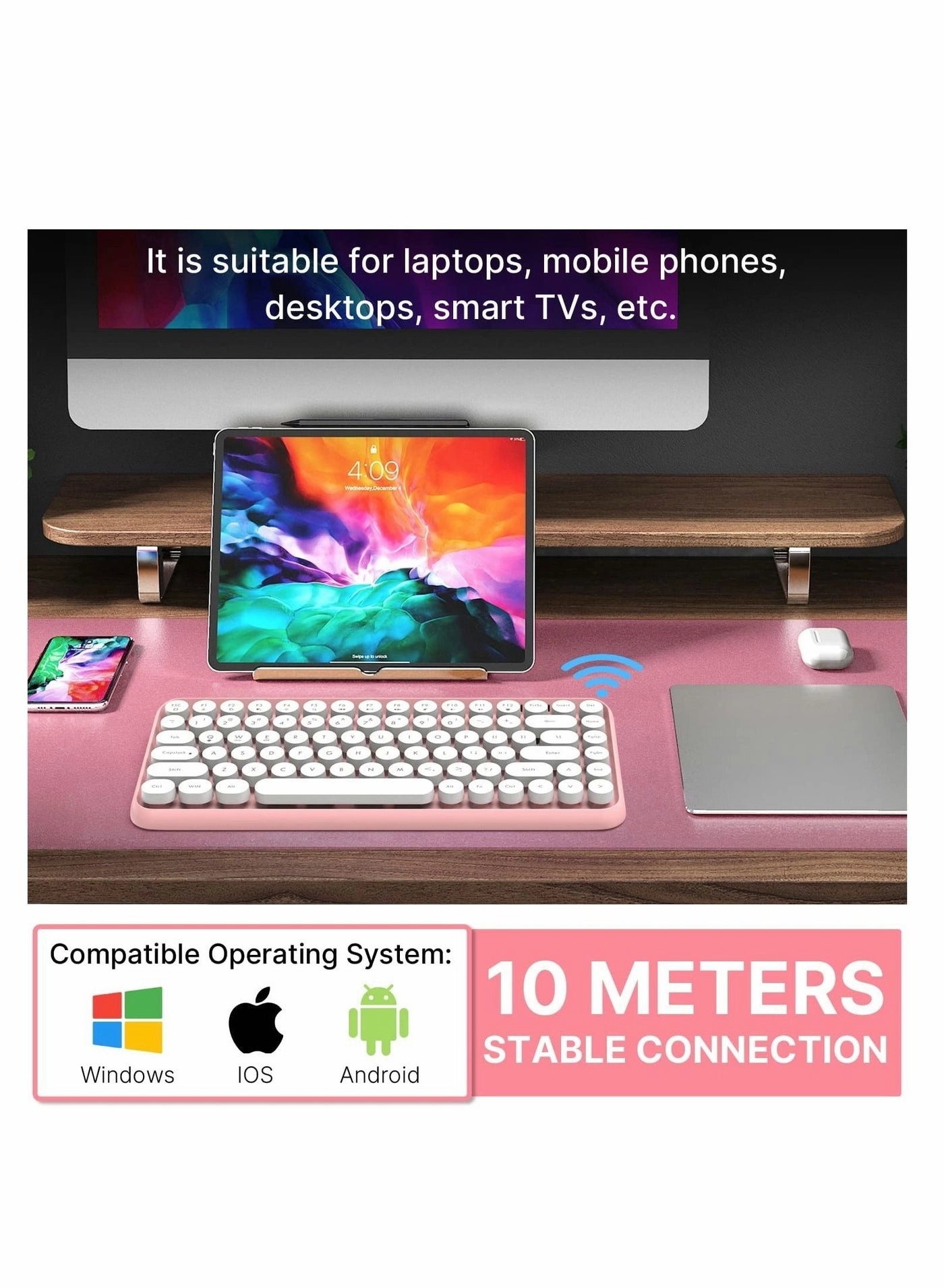 Wireless Bluetooth Keyboard - Wireless