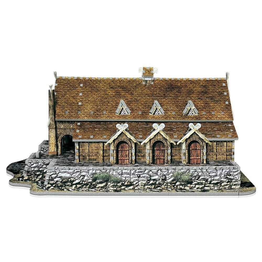 Golden Hall Edoras Lord of The Rings 3D Puzzle - 742 pcs