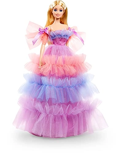 Barbie Birthday Wishes Doll - 13-inch Blonde Gown Ages 6+