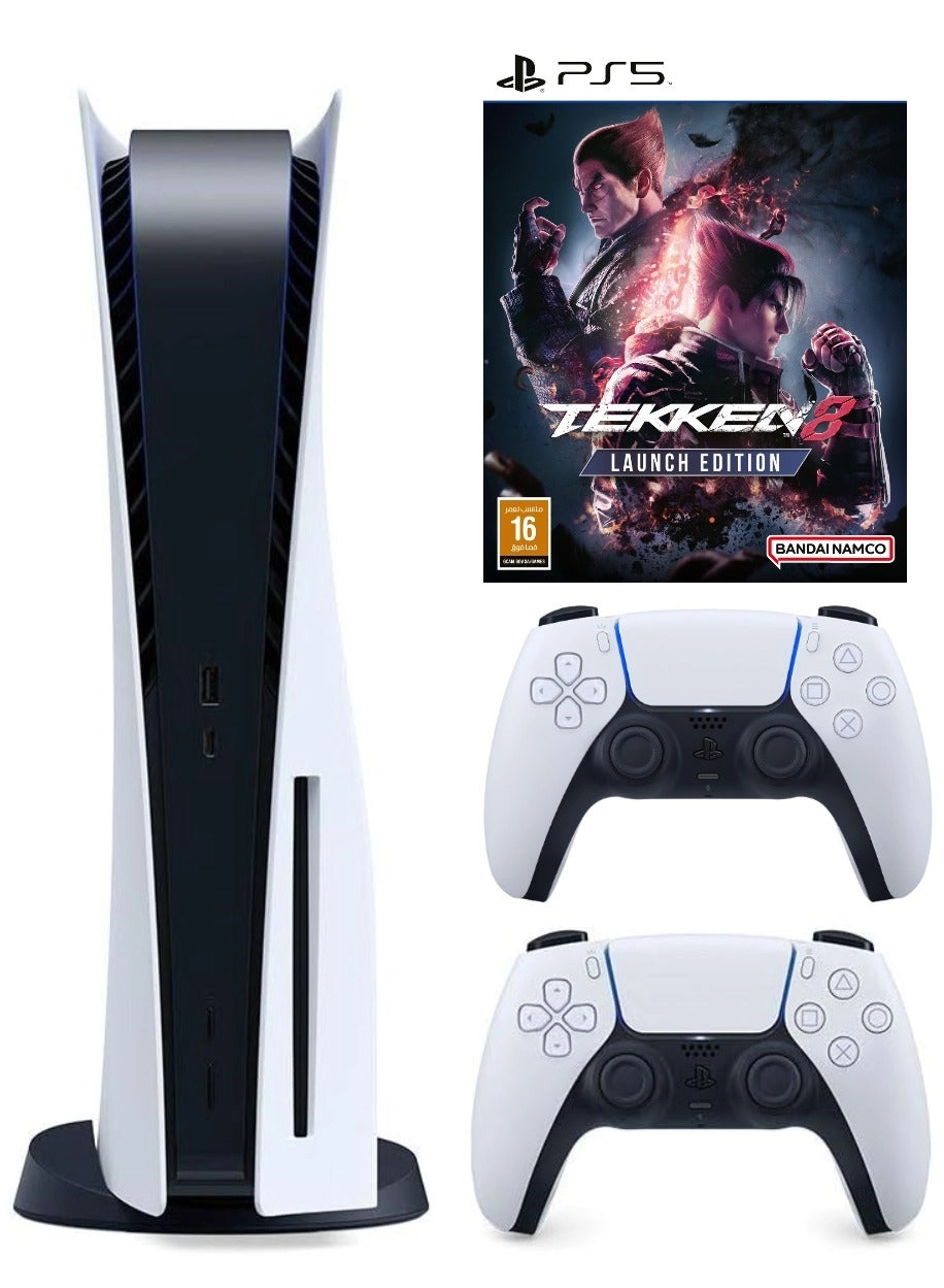 Sony PlayStation 5 Disc - Extra White Controller Tekken 8