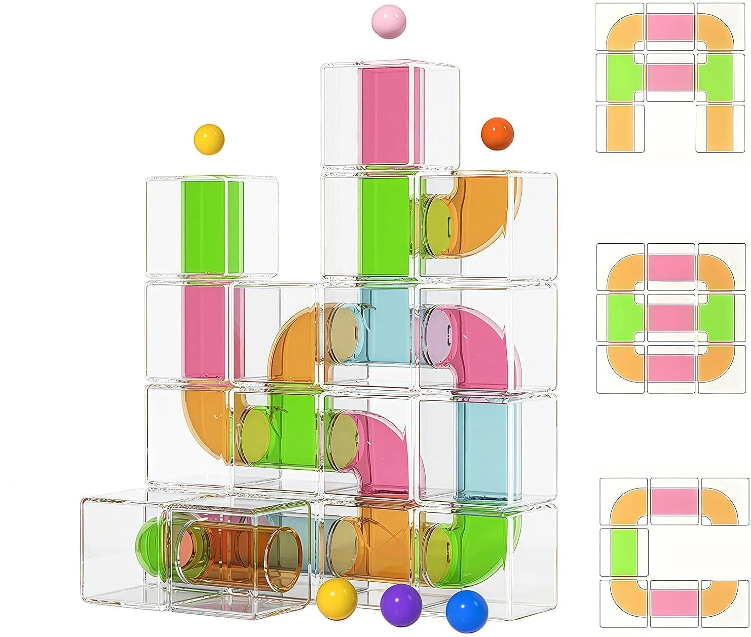 TOYBY Stacking Blocks - 24 pcs