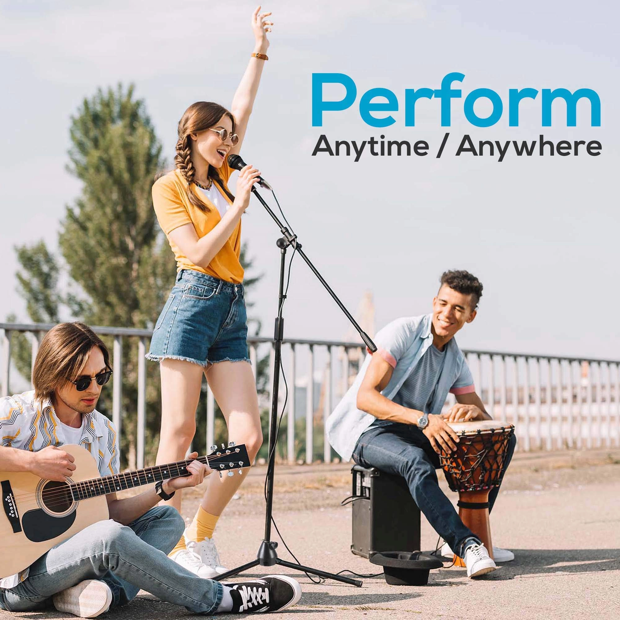 PMKSM20 - Dynamic Microphone Adjustable Tripod