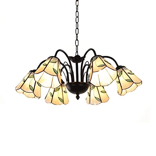 Idyllic Mediterranean Style Chandeliers - Black 6 heads