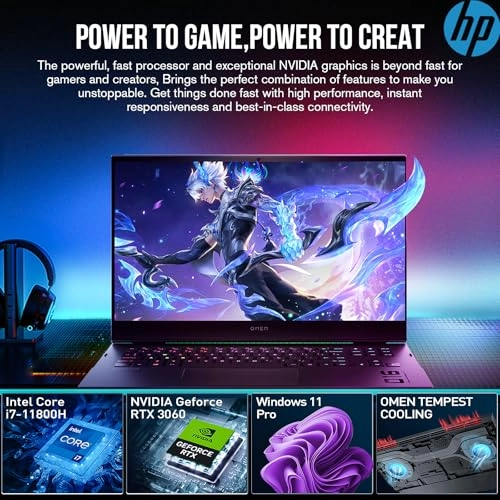 Omen - 16.1'' i7-11800H 64GB DDR4 2000GB SSD