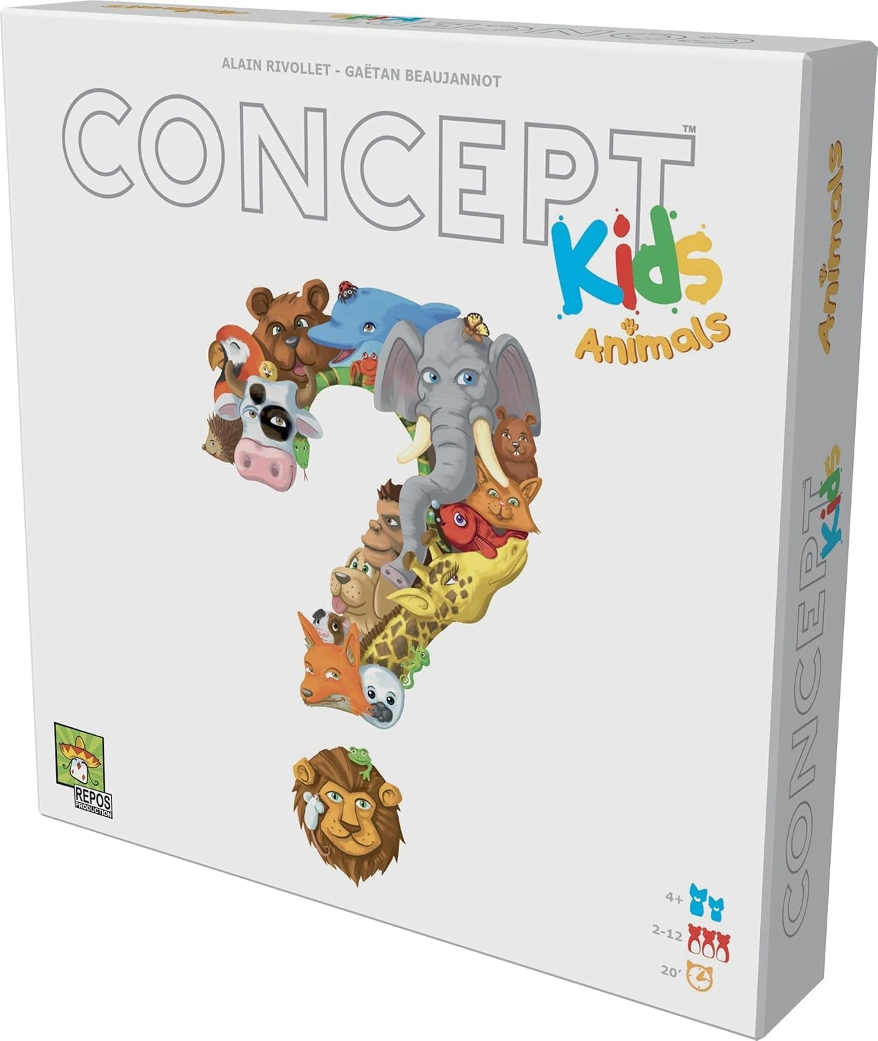 Asmodee Concept Kids: Animals - 4 years and up 130 pieces