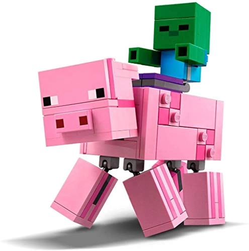 Minecraft BigFig Pig and Baby Zombie Character (21157)