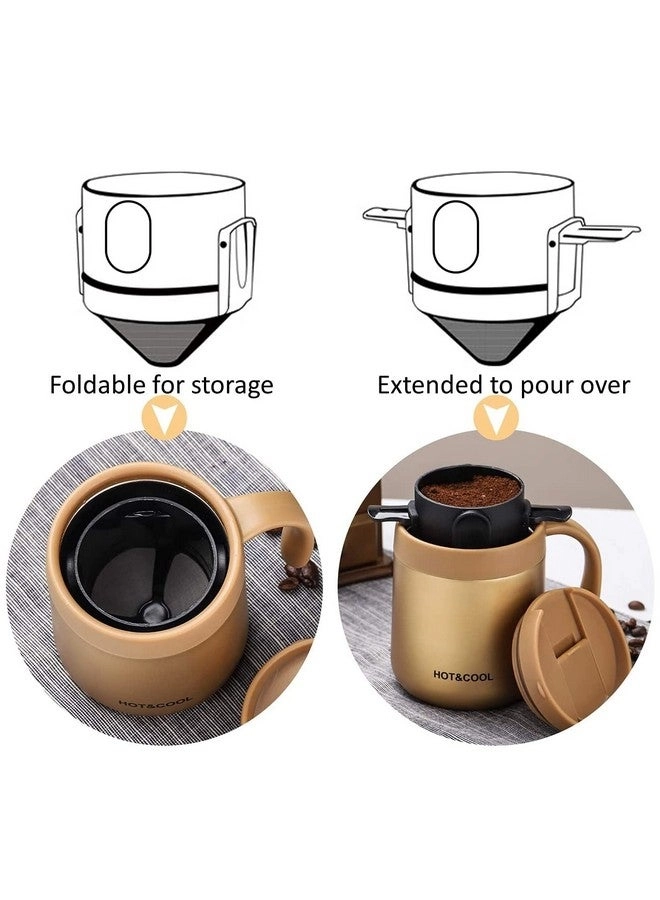 Double Mesh Pour Over Coffee Filter - Foldable Paperless