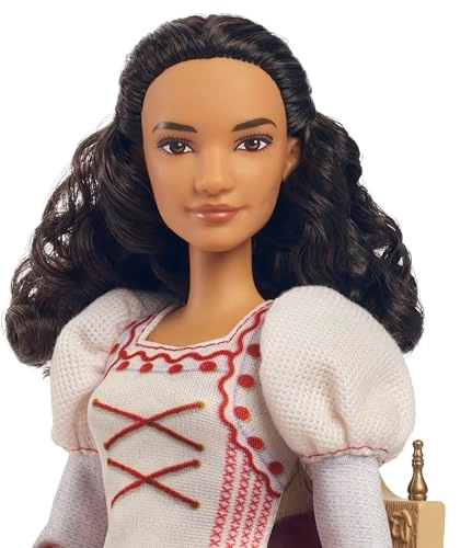 Nessarose Fashion Doll - Brown Curly Hair Gold Wheelchair