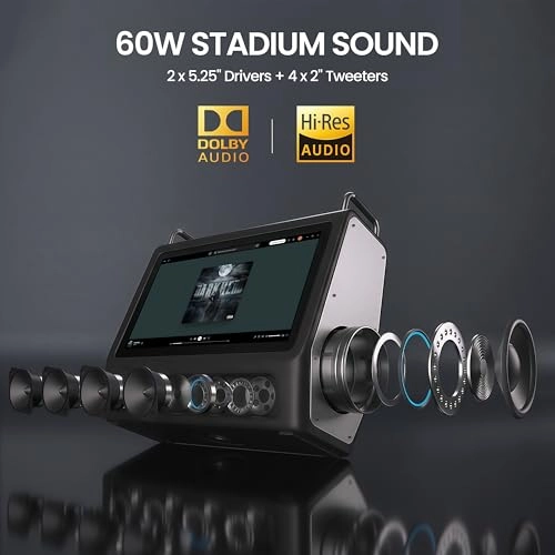 Portable TV Entertainment System - 1080p 15.6 Inches