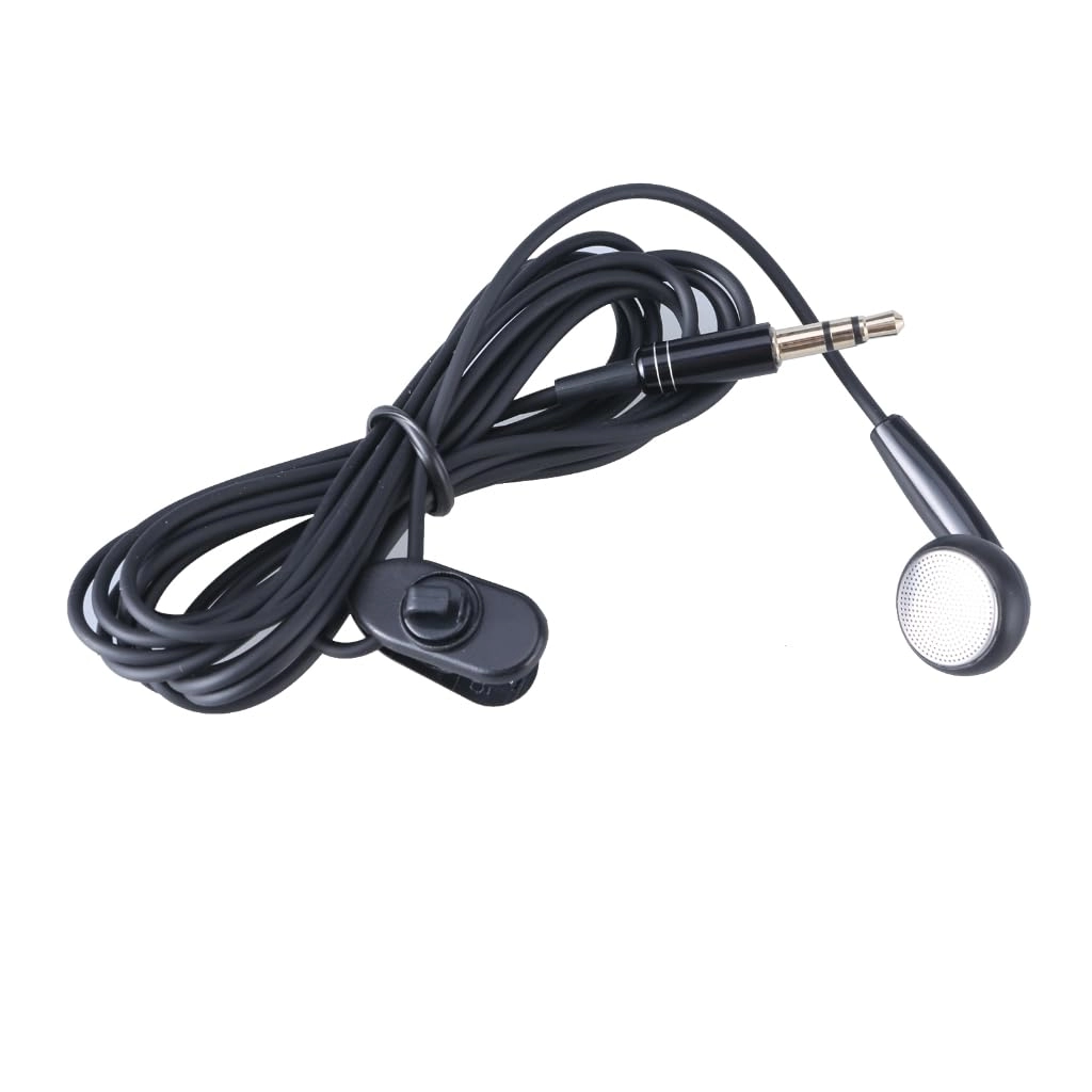 3.5mm Corded In Ear Mono Wired Earbud
