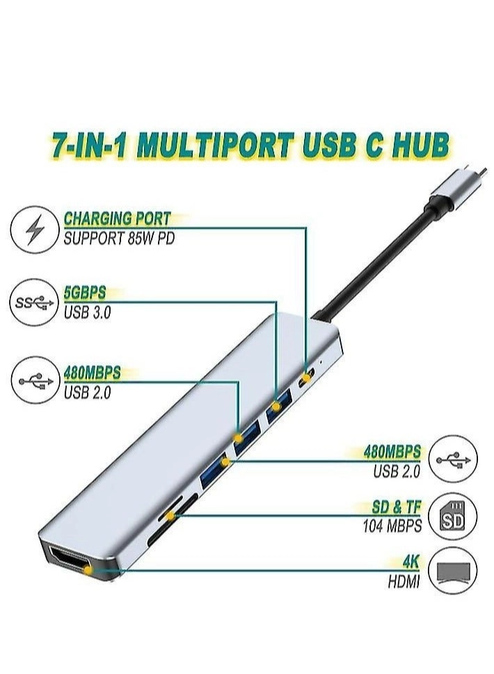 USB C Hub - 4K HDMI 100W PD