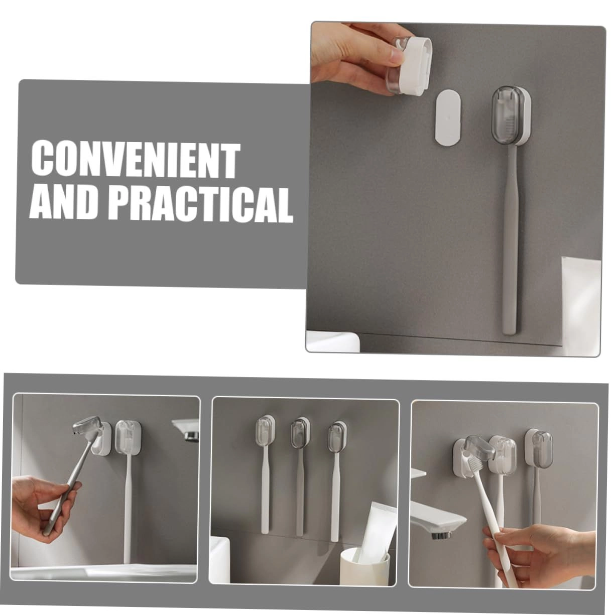 Toothbrush Holders - wall 2 Pack