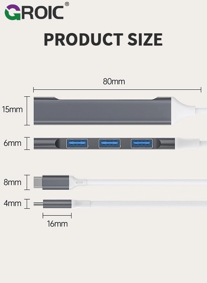 USB Hub - 4-Port 1xUSB3.0 3xUSB2.0