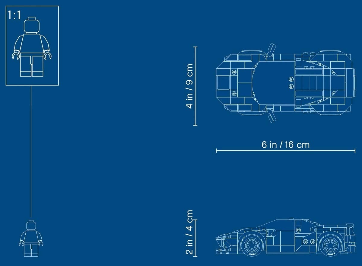 Speed Champions Ferrari F8 Tributo (76895) - 1/32 Minifigure