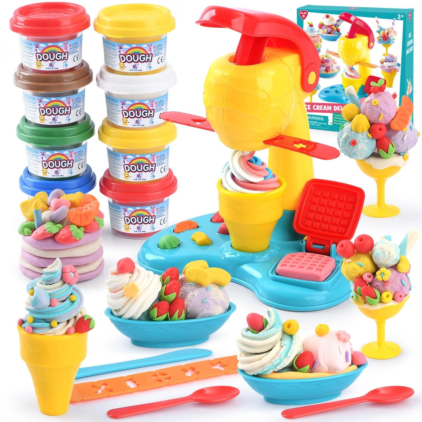 Play Color Dough Sets - 4-8 20 pieces