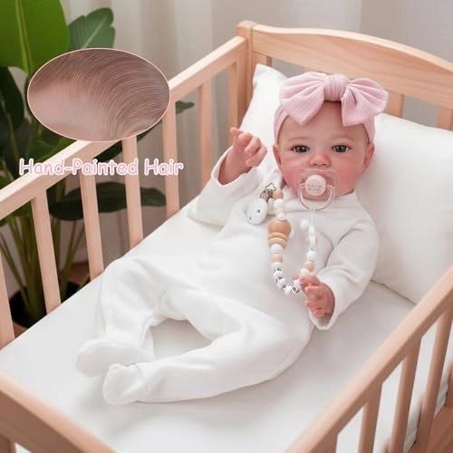 Reborn Baby Doll - 20 Inch Vinyl Weighted Cloth Body Ages 3+