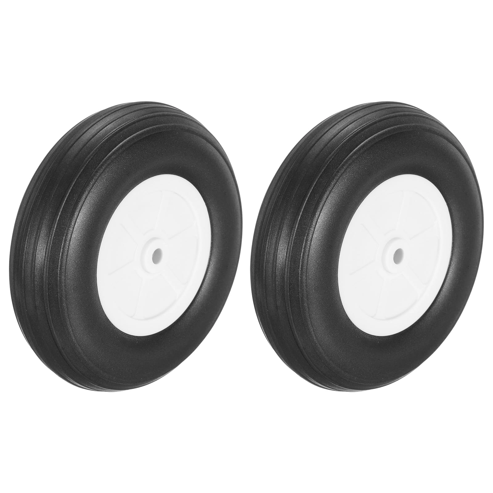 SourcingMap RC Airplane Wheels - 4.3 Inch PU Sponge