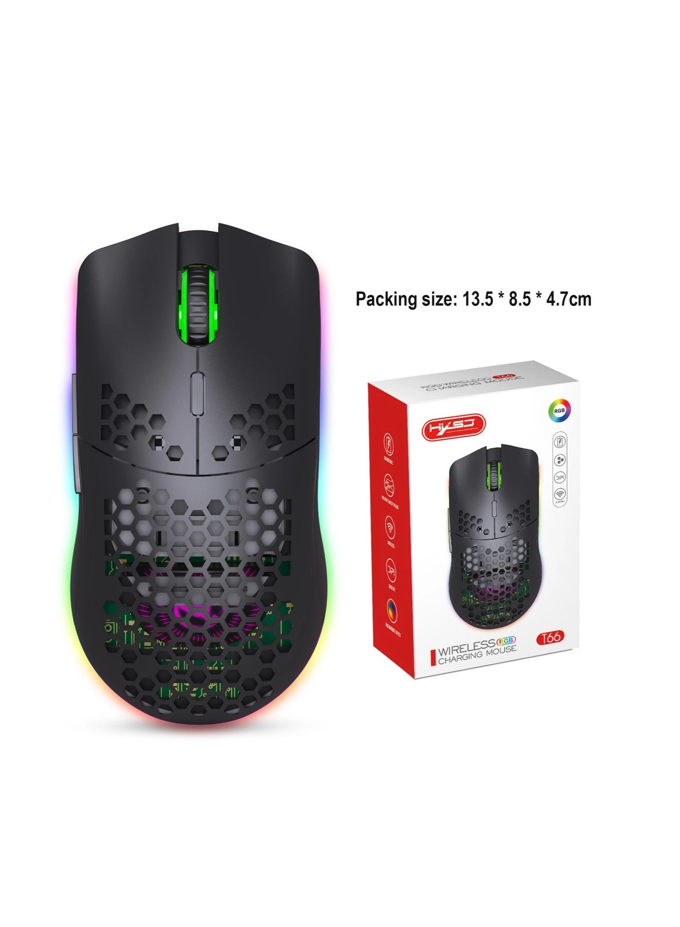 FREEDOM-WOLF X8 Gaming Mechanical Mouse - Wireless