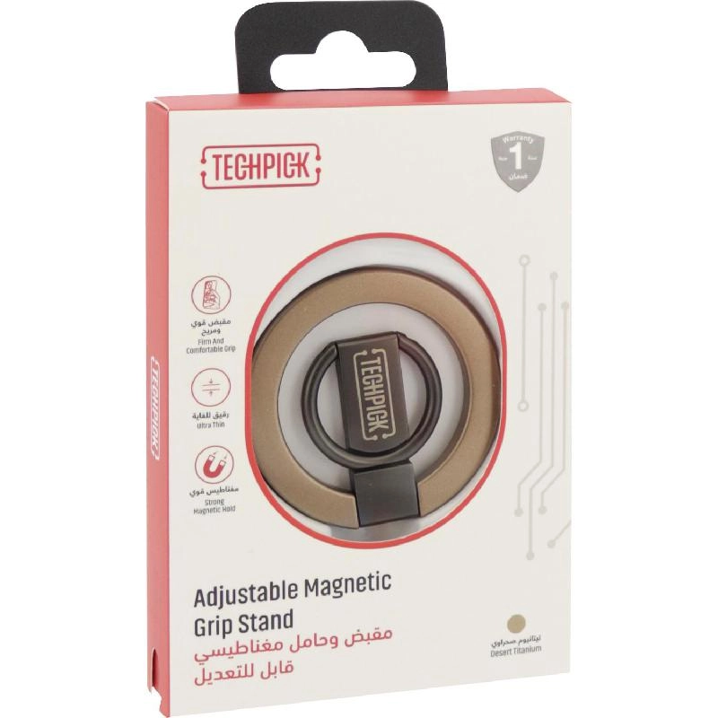 Techpick Phone Grip & Stand - MAGSAFE Black