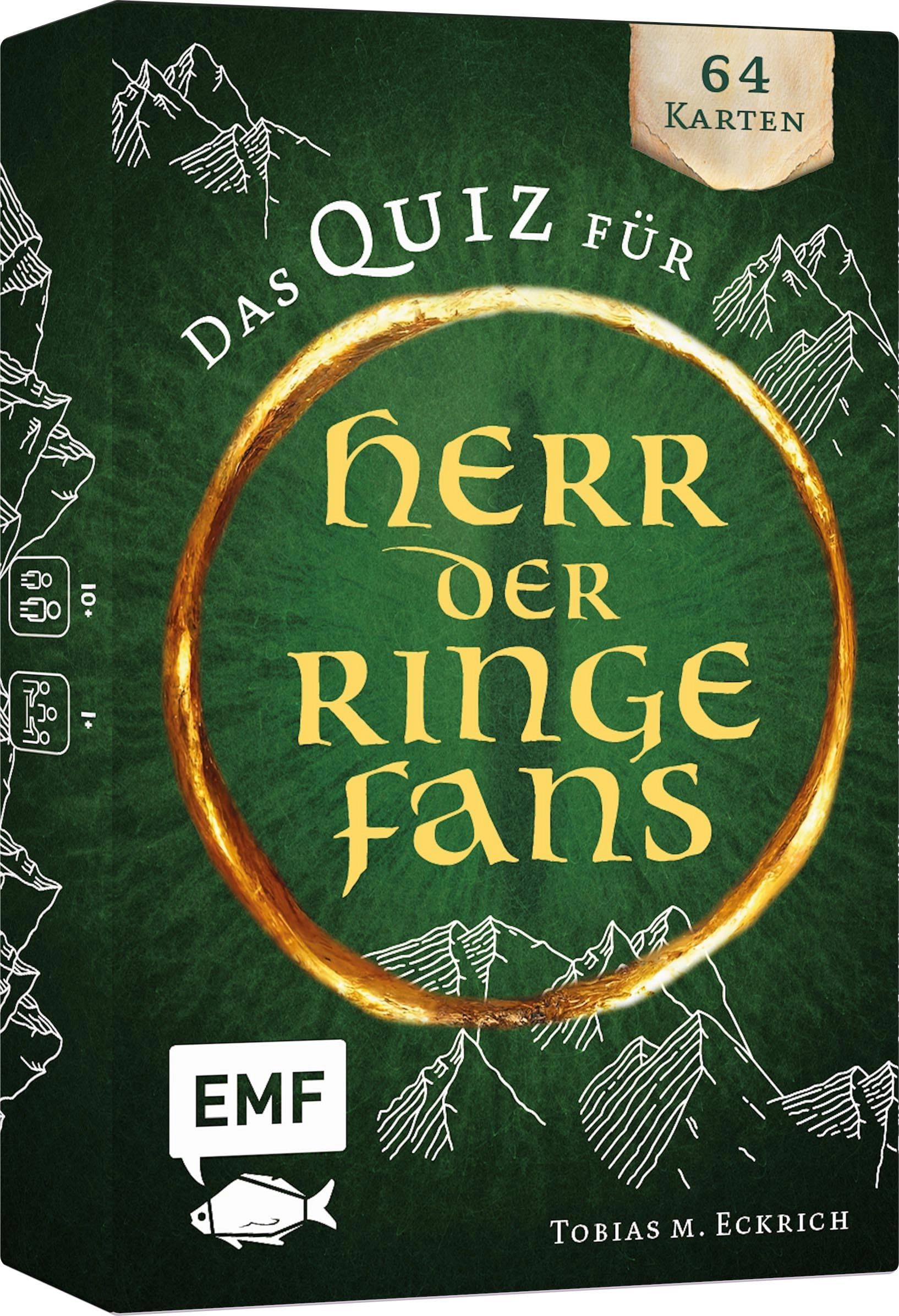 EDITION MICHAEL FISCHER The Unofficial Quiz for Lord of the Rings Fans - Card Game (German)