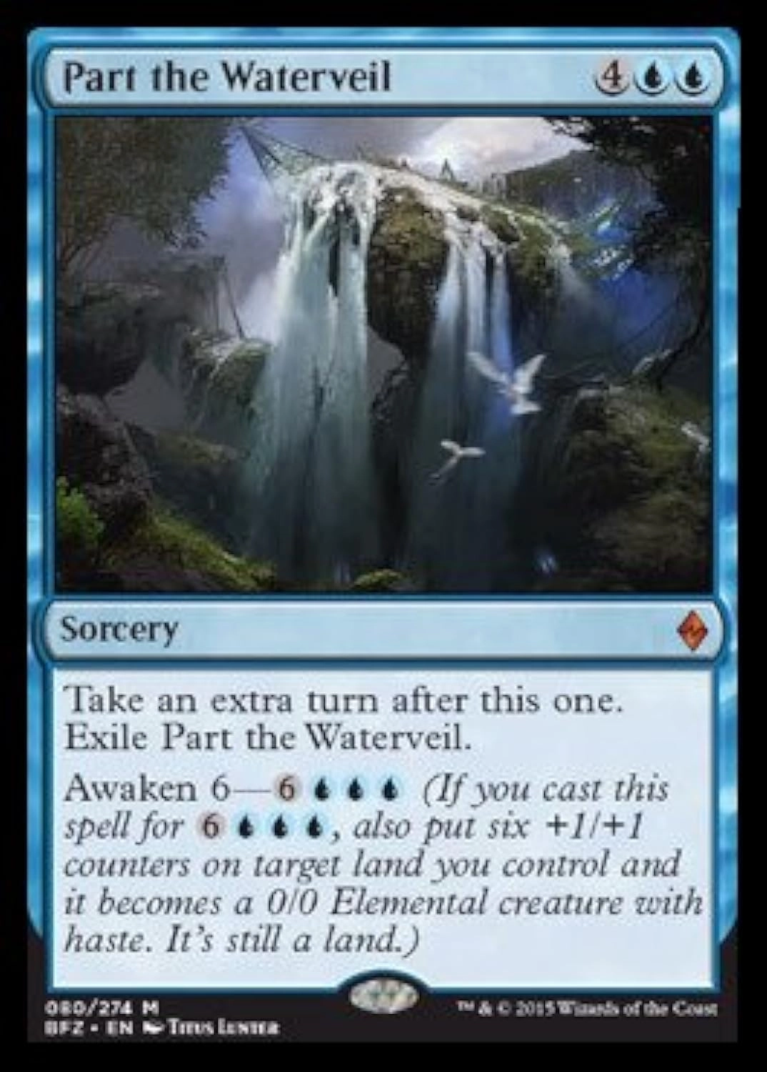 Magic: the Gathering Part the Waterveil - 080/274 Battle for Zendikar