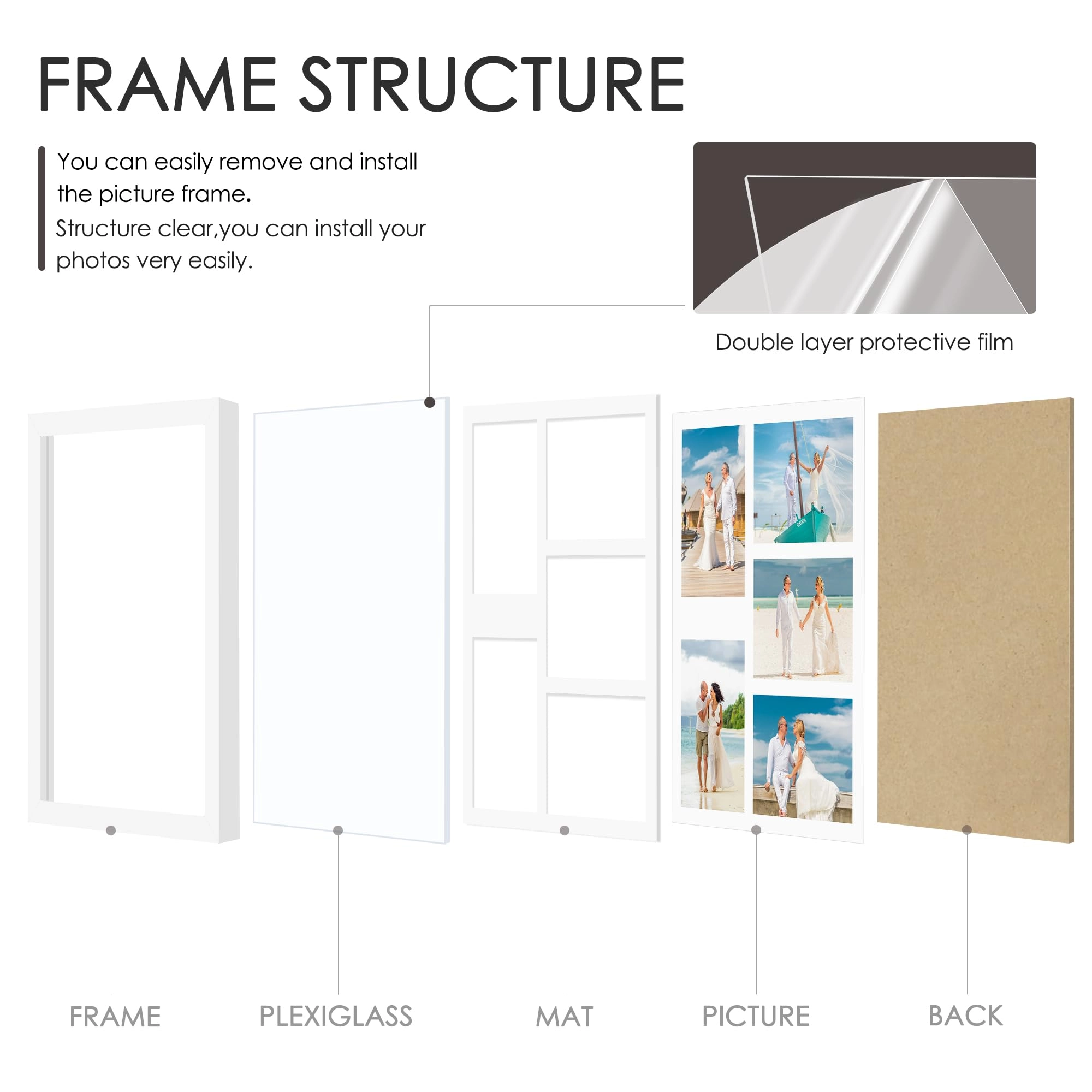 Collage Picture Frame - 13x16 5