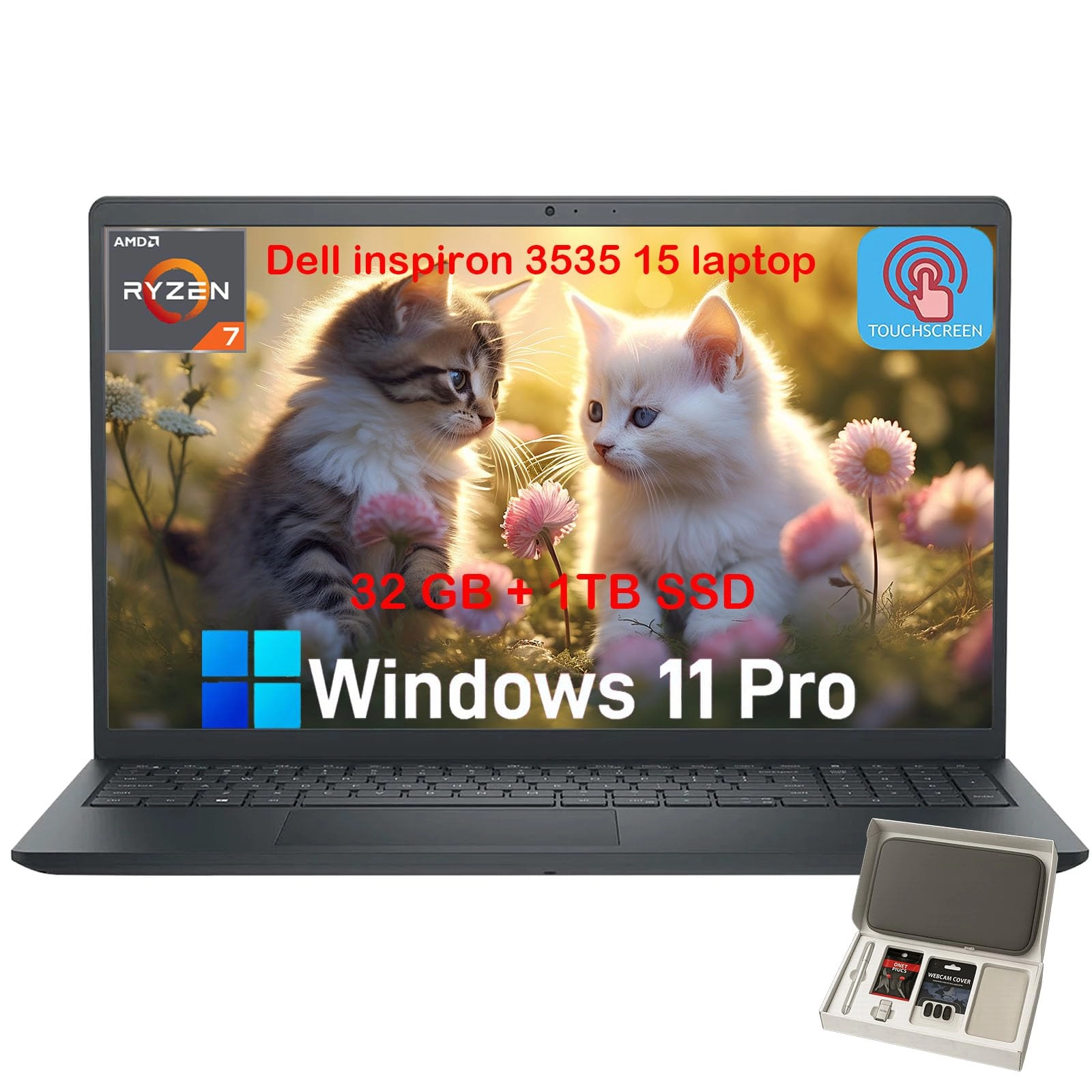 Inspiron 15 3000 - 15.6'' Ryzen 7 7730U 32GB DDR4 1TB SSD