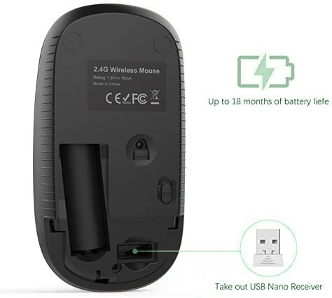 Slim Portable Mouse - Wireless