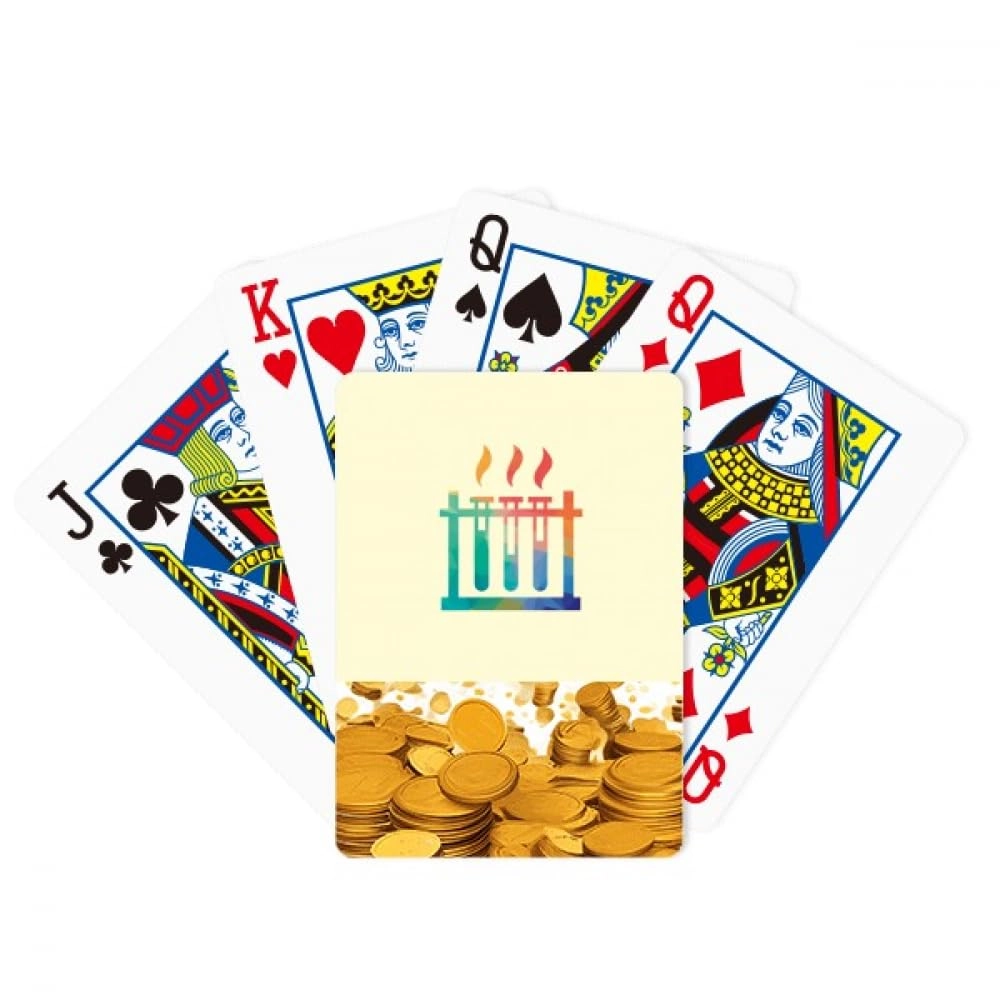 no/no Different Temperatures Test Tube Chestry - Playing Cards
