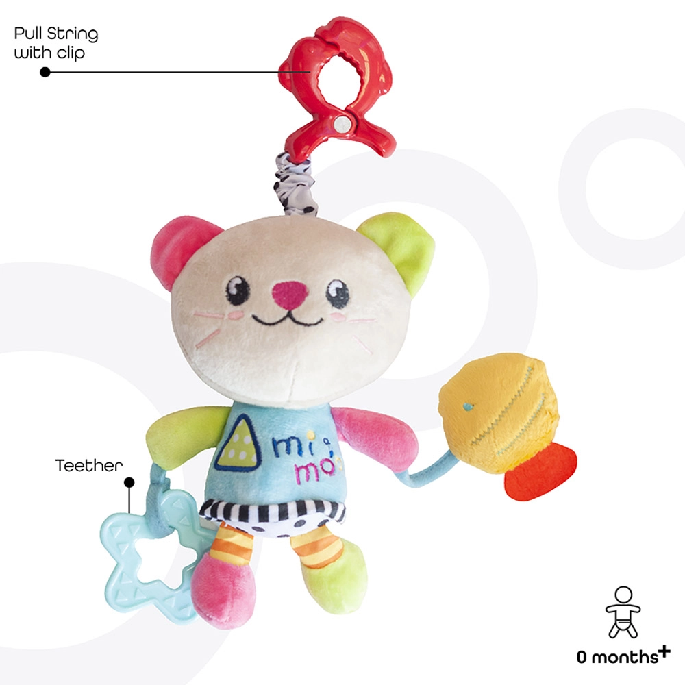 Moon Kitty Musical Toy - 0 months+