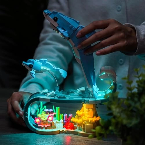 31385 Sea Animals Beautiful Dolphins - Light kit LED