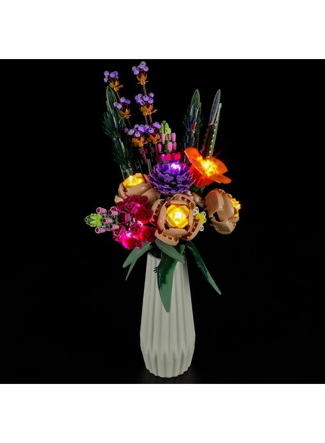 BRIKSMAX Led Light Kit for LEGO Flower Bouquet 10280