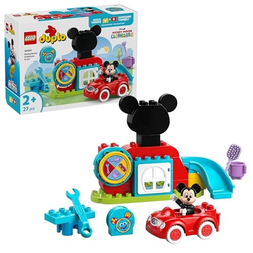 Mickey Mouse Clubhouse & Car Set (10454) - Colour-sorting 2+ Year